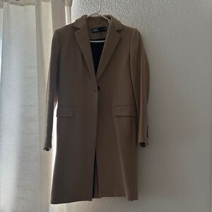 Zara Women's Classic Brown Trench Coat